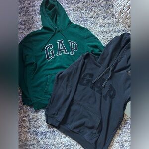 GAP Logo Hoodies vintage green & vintage charcoal